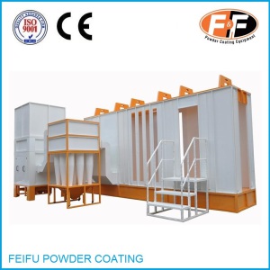 Multi Cyclone Automatic Powder Coating Spray Booth