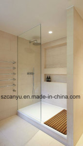 Free Standing Glass Shower; Simple Shower Room