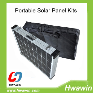 80W Camping Portable Solar Panel Kit