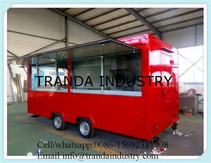 2017 Stainless Steel Walls Enclosed Catering Trailers